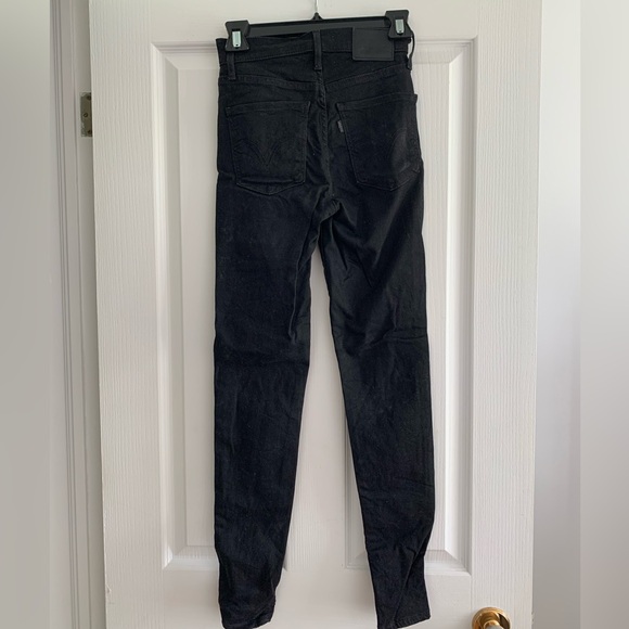 LEVI'S BLACK SKINNY JEANS - Picture 4 of 5